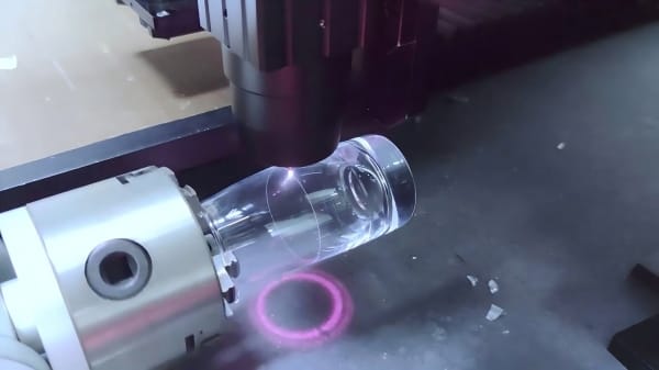Laser Glass Bottle Cutting and Drilling Hole
