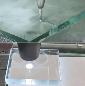 waterjet vs laser on glass cutting